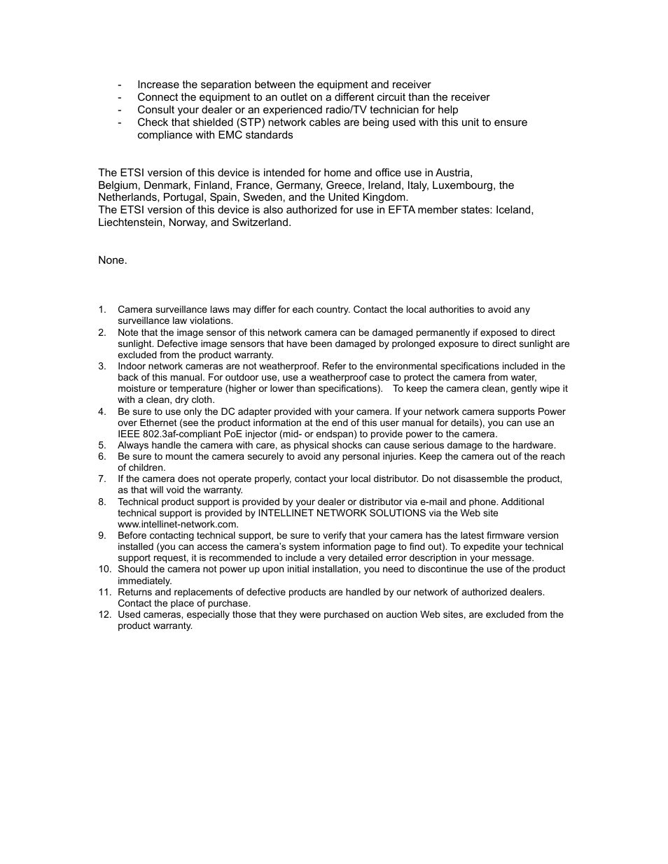 INTELLINET NETWORK NSC11-WN User Manual User Manual | Page 4 / 77