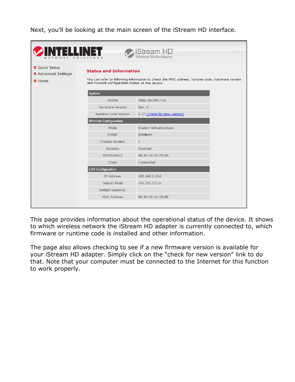 INTELLINET NETWORK 525282 iStream HD Wireless Media Adapter User Manual User Manual | Page 18 / 32