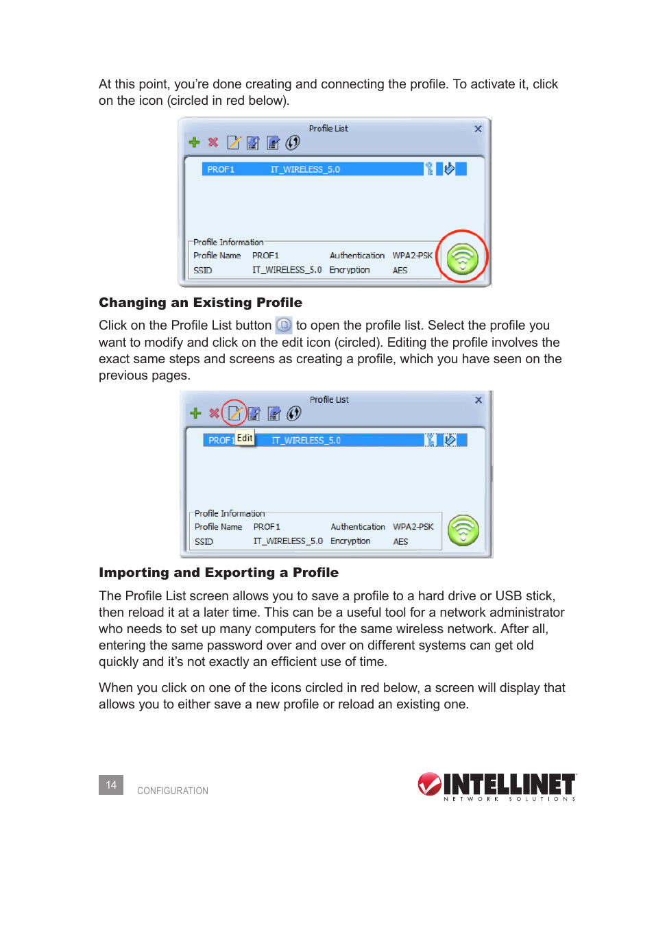 INTELLINET NETWORK 525275 Wireless 450N Dual-Band USB Adapter User Manual User Manual | Page 14 / 40