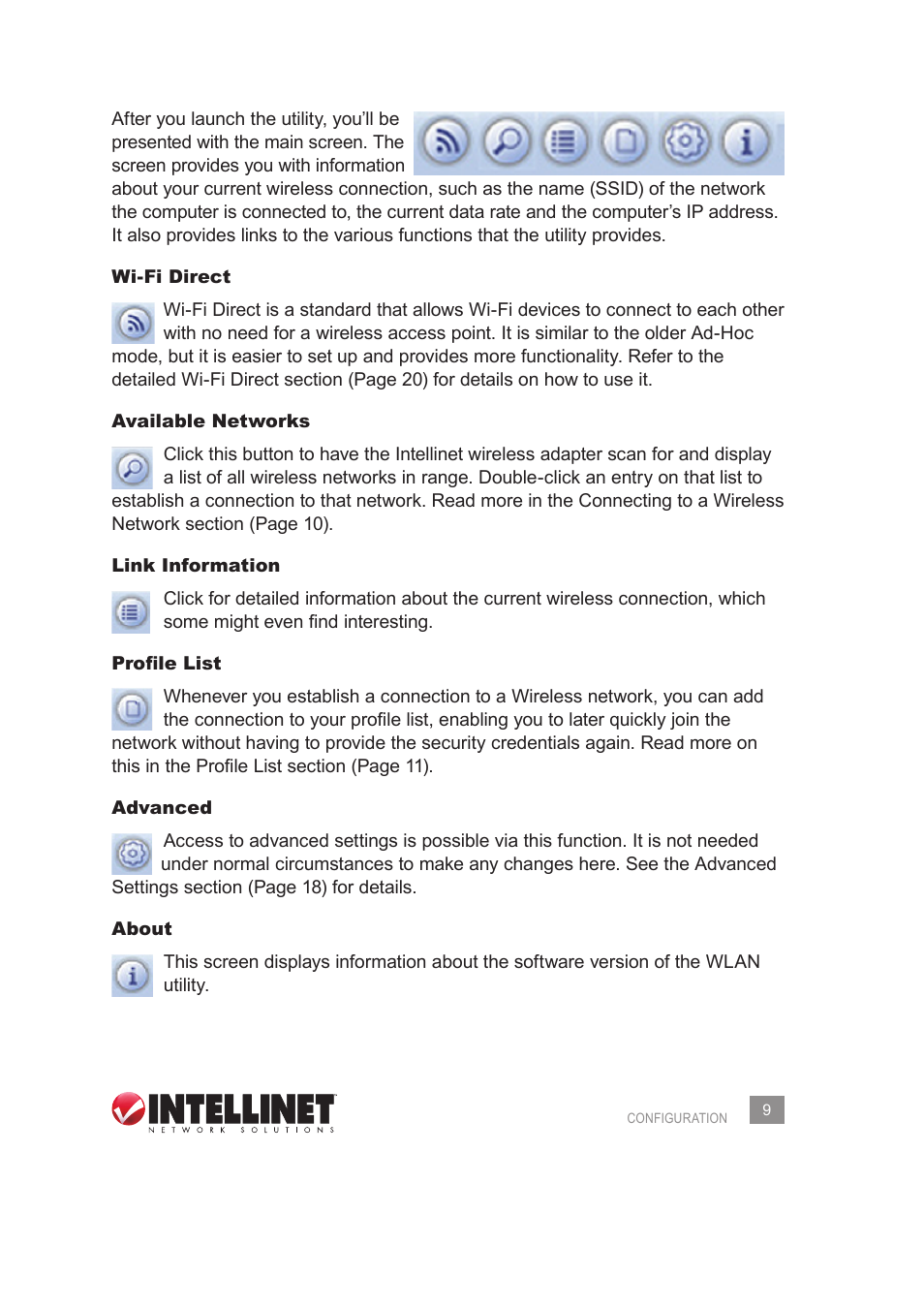 INTELLINET NETWORK 525275 Wireless 450N Dual-Band USB Adapter User Manual User Manual | Page 9 / 40