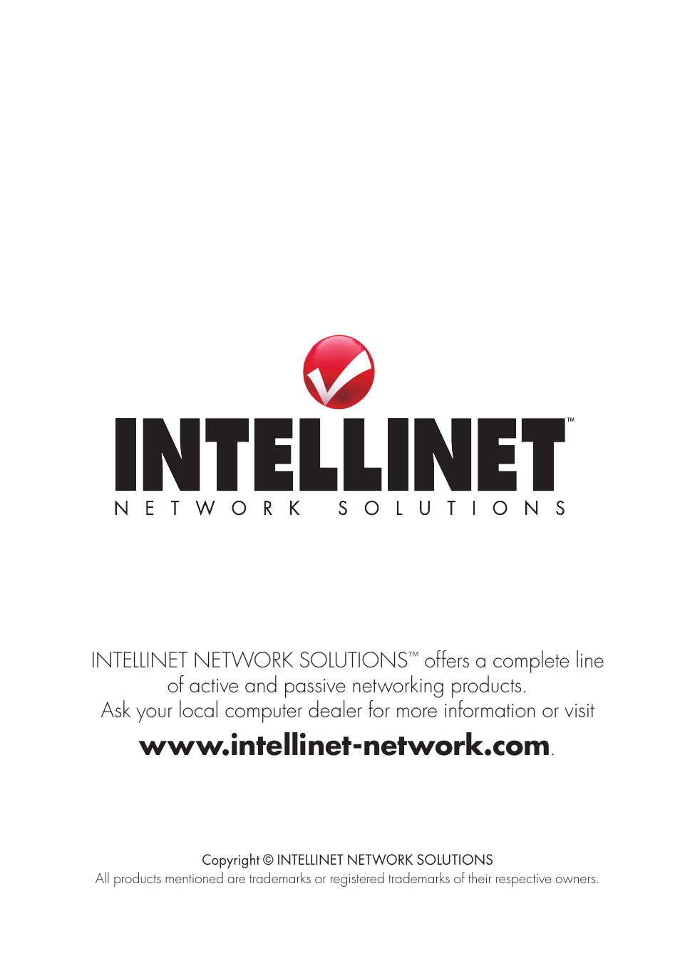 INTELLINET NETWORK 524995 Wireless 300N Dual-Band USB Adapter User Manual User Manual | Page 34 / 34