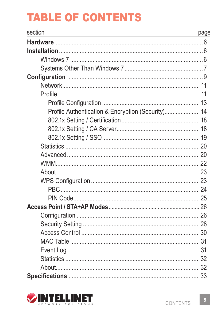INTELLINET NETWORK 524995 Wireless 300N Dual-Band USB Adapter User Manual User Manual | Page 5 / 34