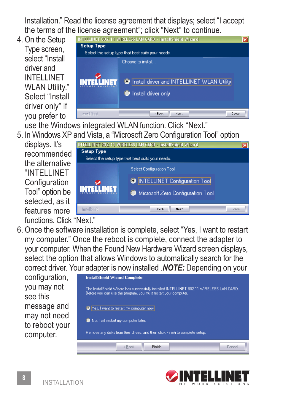 INTELLINET NETWORK 524995 Wireless 300N Dual-Band USB Adapter User Manual User Manual | Page 8 / 34