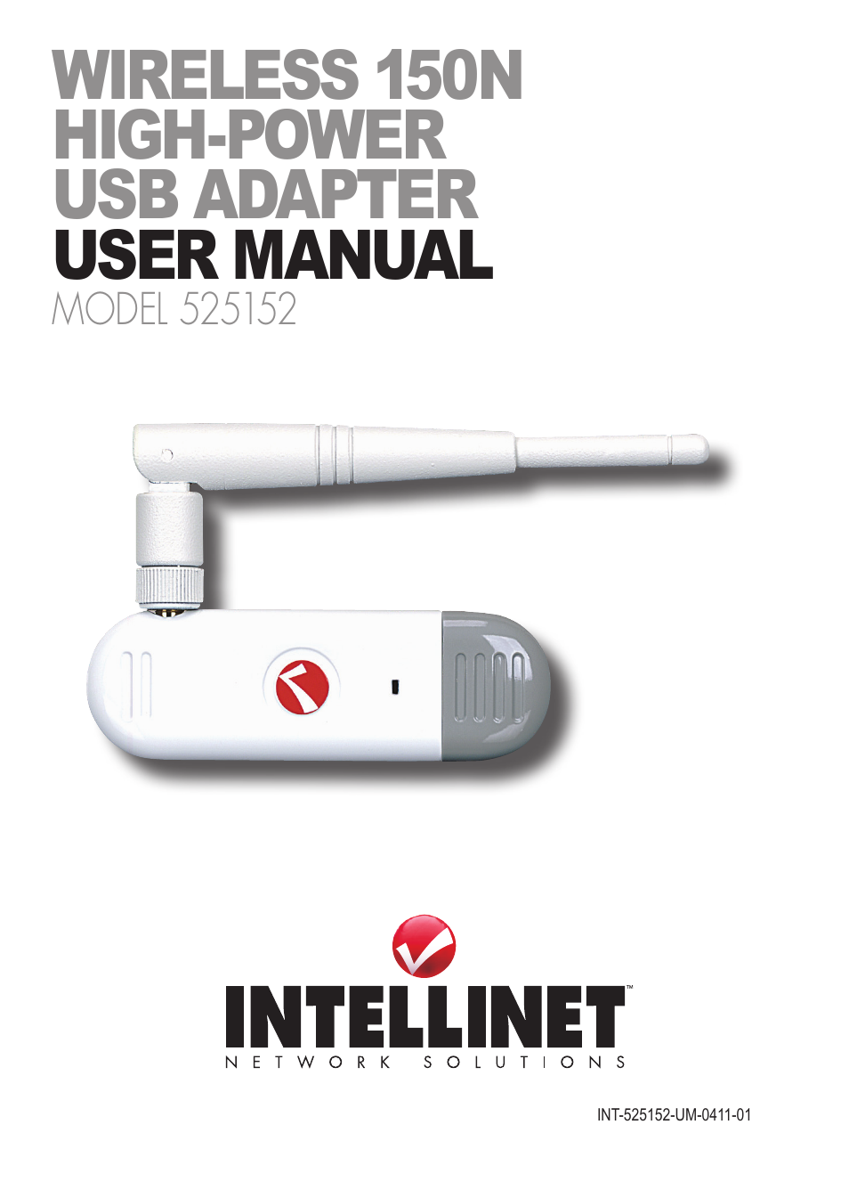 INTELLINET NETWORK 525152 Wireless 150N High-Power USB Adapter User Manual User Manual | 34 pages