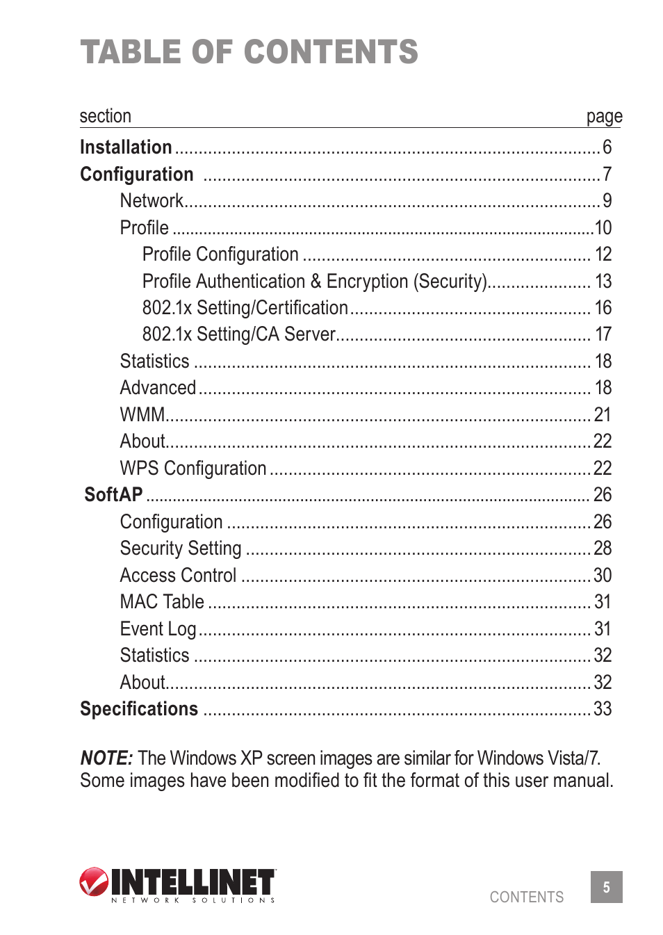 INTELLINET NETWORK 525152 Wireless 150N High-Power USB Adapter User Manual User Manual | Page 5 / 34