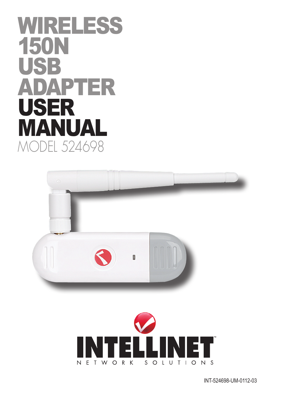 INTELLINET NETWORK 524698 Wireless 150N USB Adapter User Manual User Manual | 34 pages