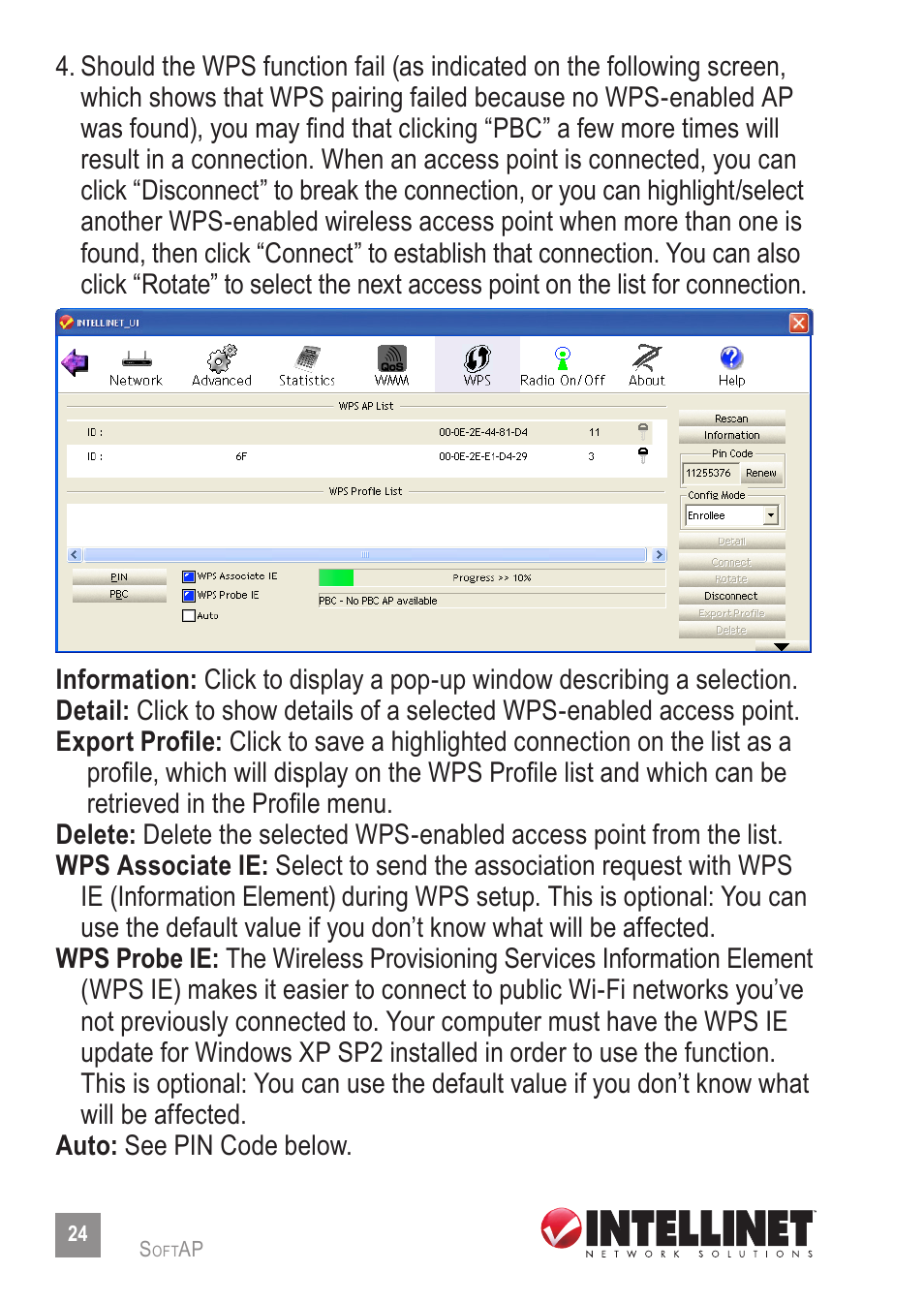 INTELLINET NETWORK 524698 Wireless 150N USB Adapter User Manual User Manual | Page 24 / 34