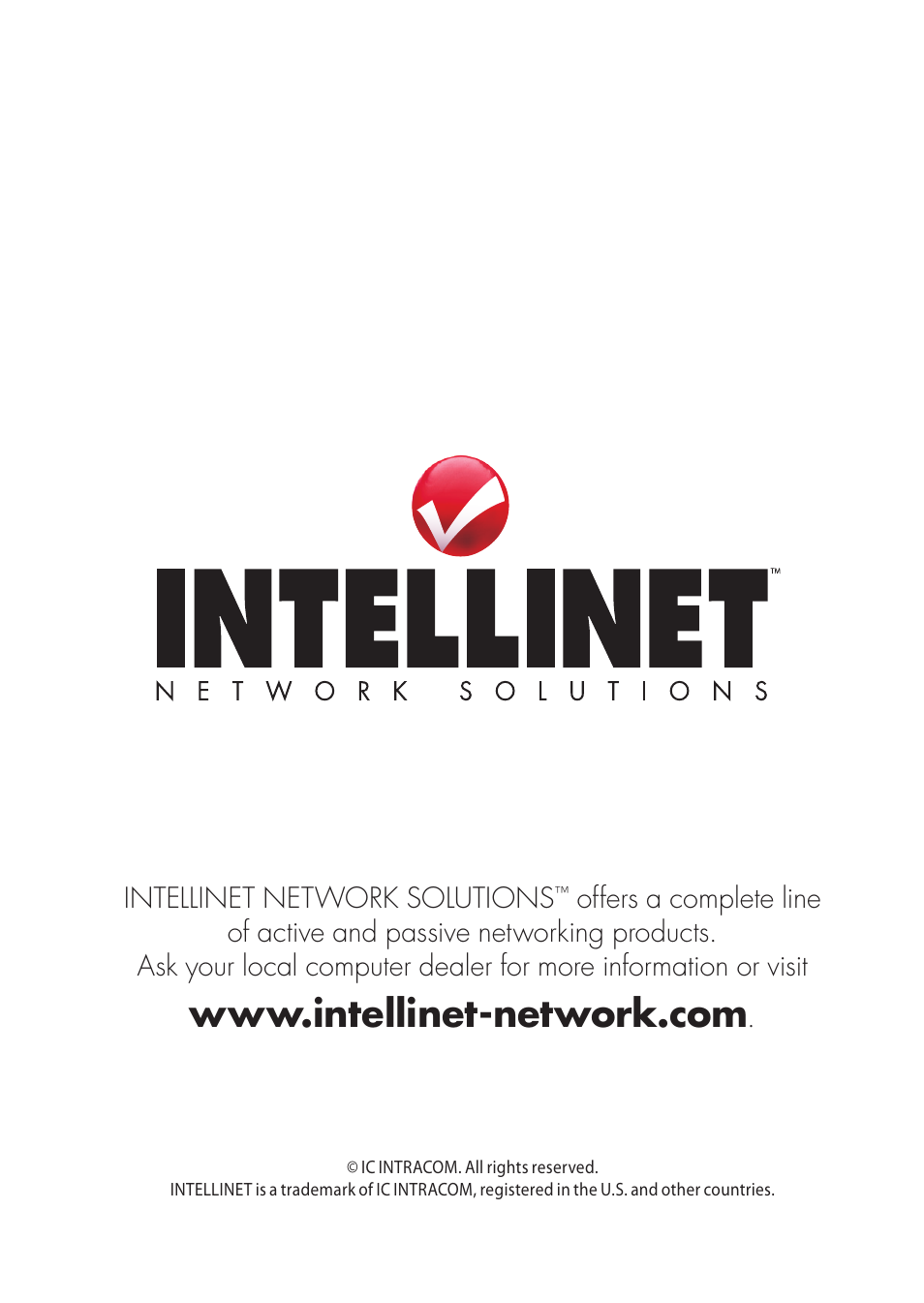 INTELLINET NETWORK 524698 Wireless 150N USB Adapter User Manual User Manual | Page 34 / 34