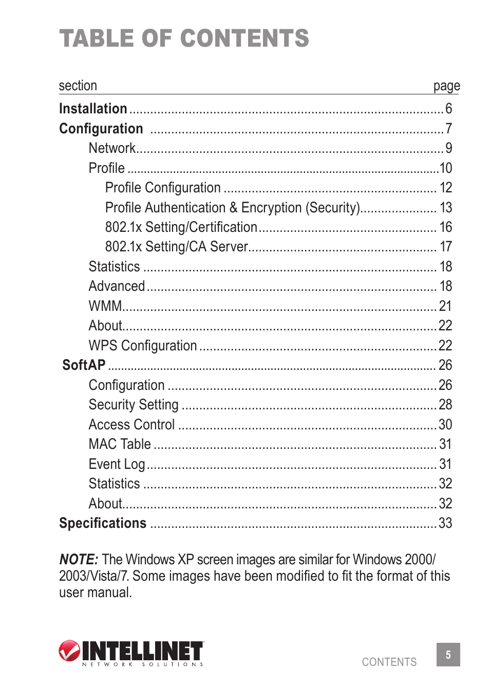 INTELLINET NETWORK 524698 Wireless 150N USB Adapter User Manual User Manual | Page 5 / 34
