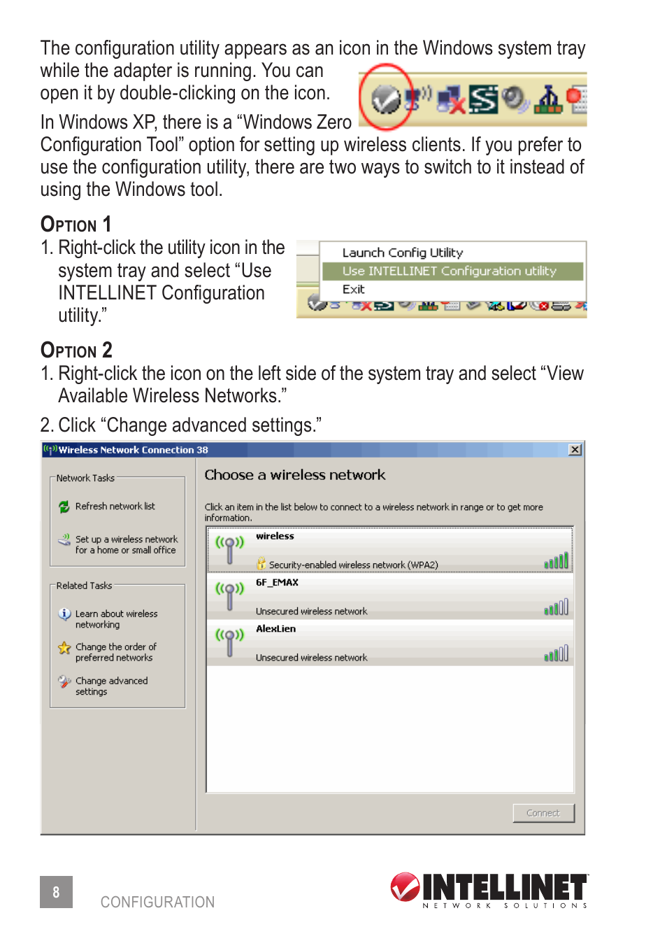 INTELLINET NETWORK 524698 Wireless 150N USB Adapter User Manual User Manual | Page 8 / 34