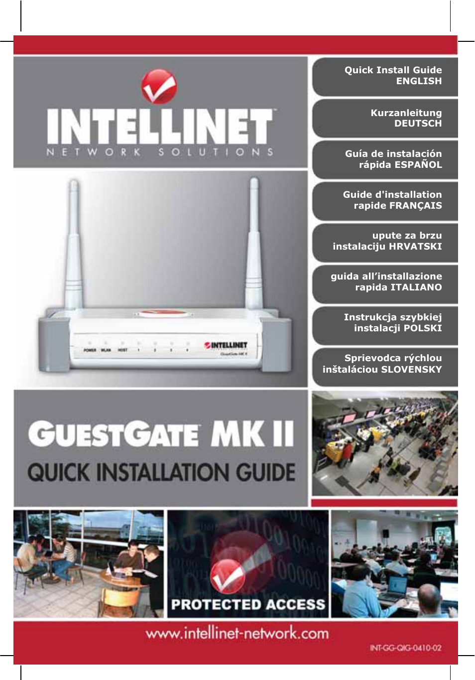 INTELLINET NETWORK 524827 GuestGate MK II Quick Install Guide User Manual | 36 pages