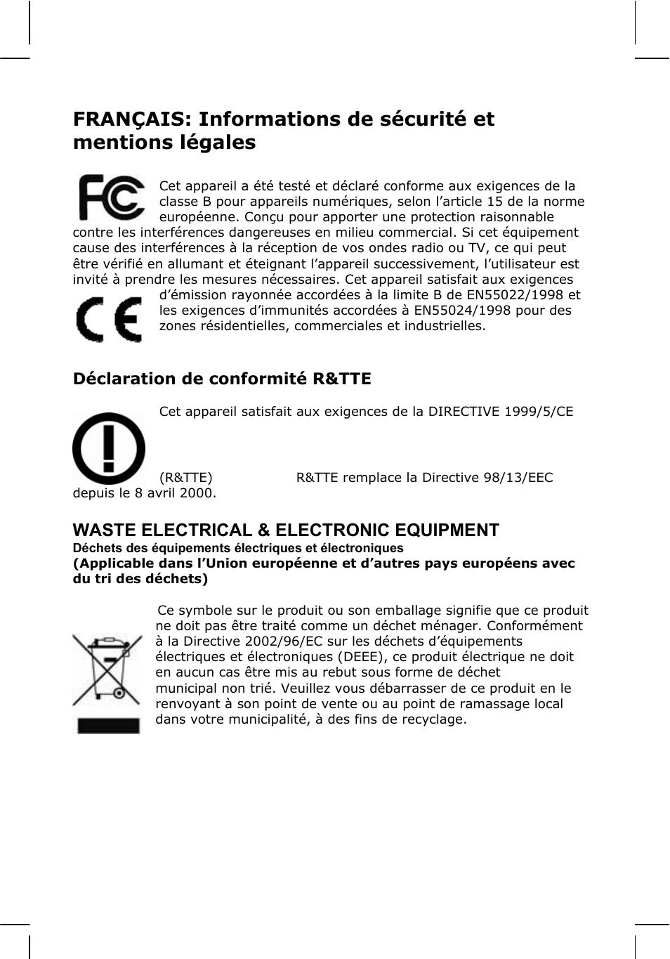 Waste electrical & electronic equipment | INTELLINET NETWORK 524827 GuestGate MK II Quick Install Guide User Manual | Page 14 / 36