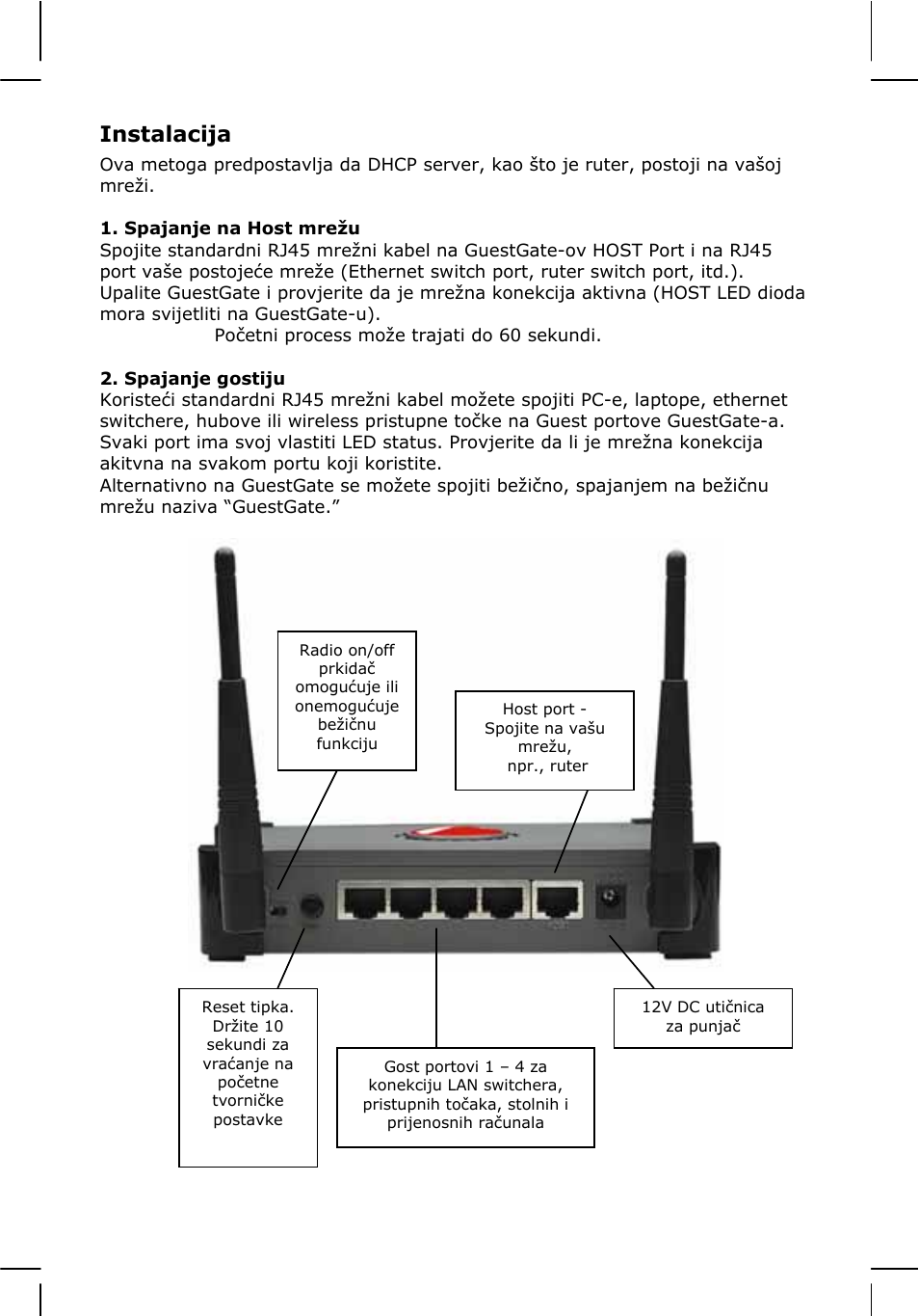 20 - instalacija | INTELLINET NETWORK 524827 GuestGate MK II Quick Install Guide User Manual | Page 20 / 36