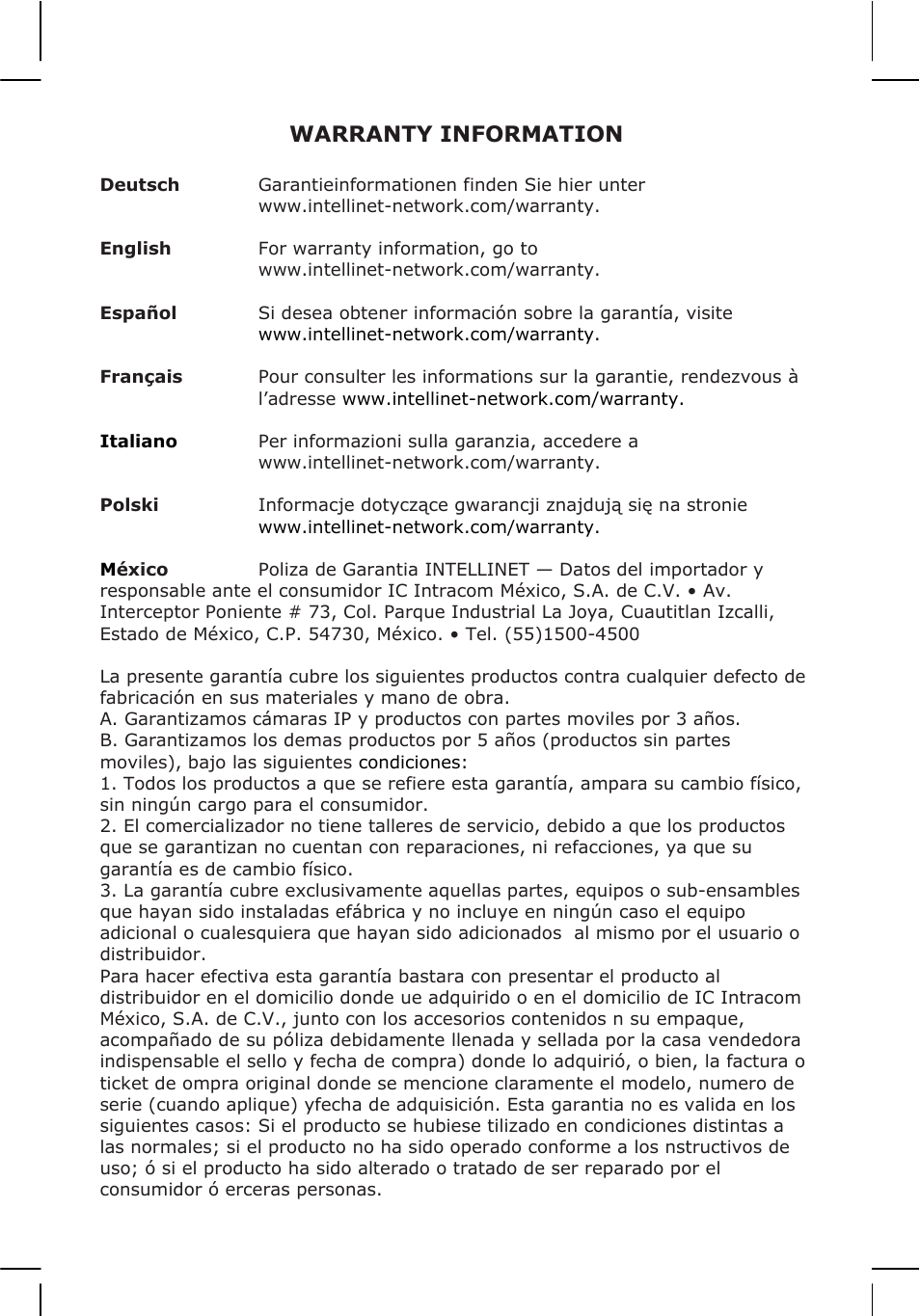 INTELLINET NETWORK 524827 GuestGate MK II Quick Install Guide User Manual | Page 34 / 36