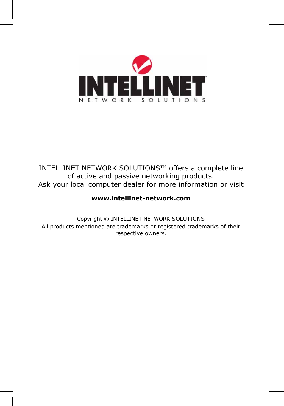 INTELLINET NETWORK 524827 GuestGate MK II Quick Install Guide User Manual | Page 36 / 36