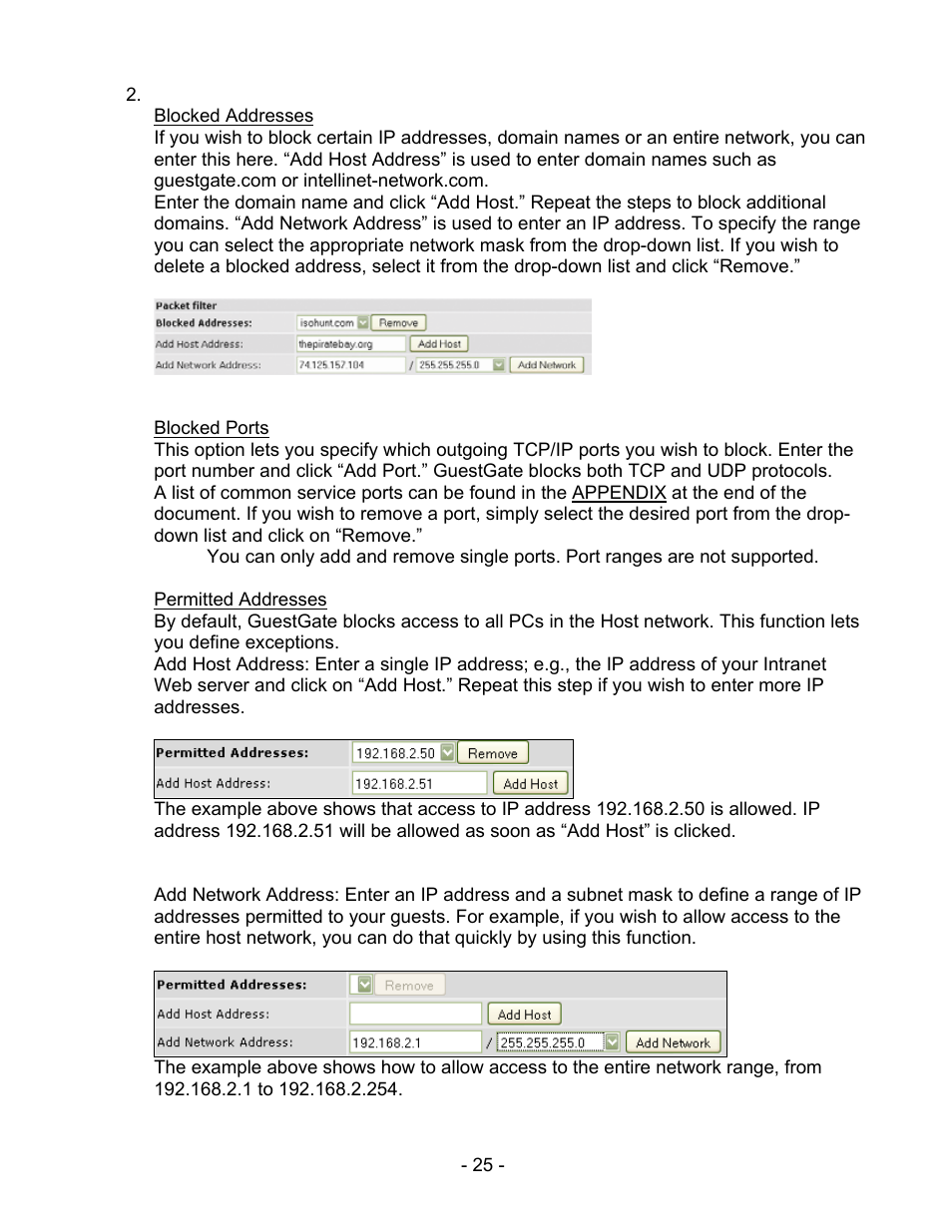 INTELLINET NETWORK 524827 GuestGate MK II User Manual User Manual | Page 25 / 44