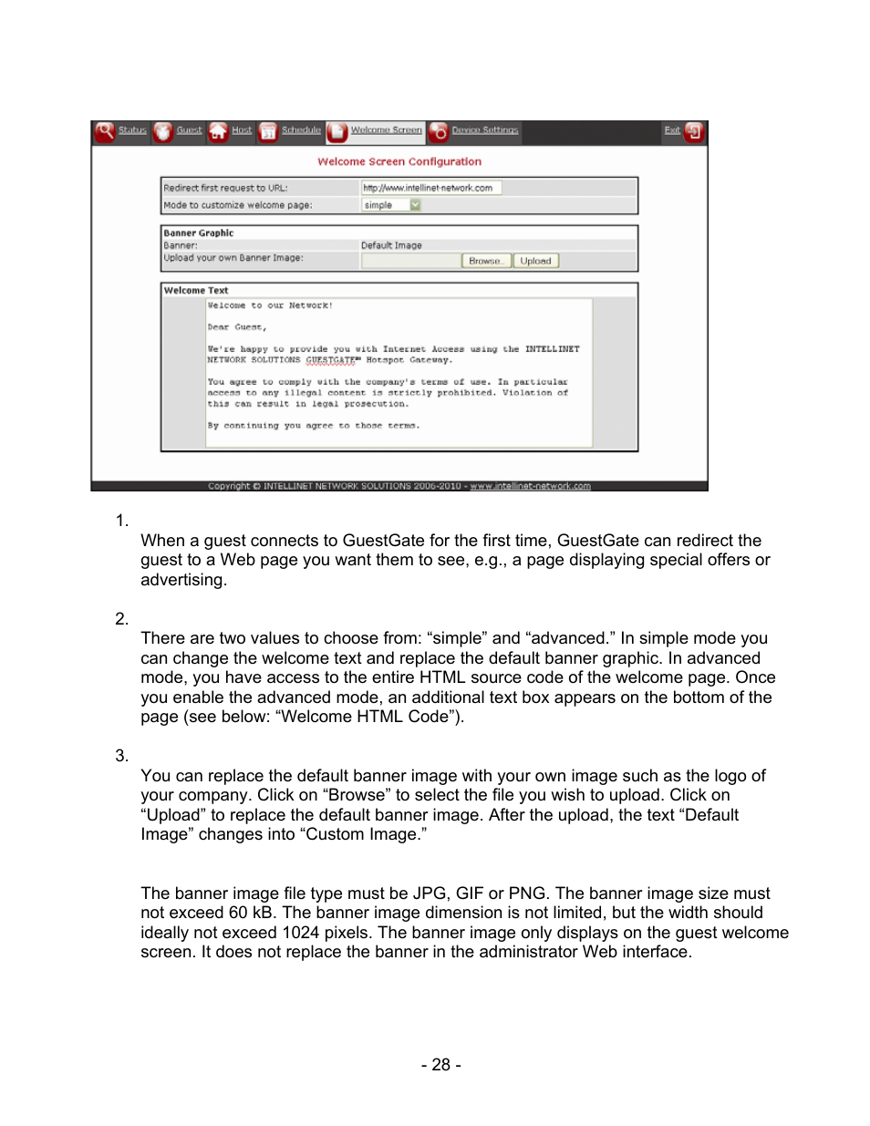 INTELLINET NETWORK 524827 GuestGate MK II User Manual User Manual | Page 28 / 44
