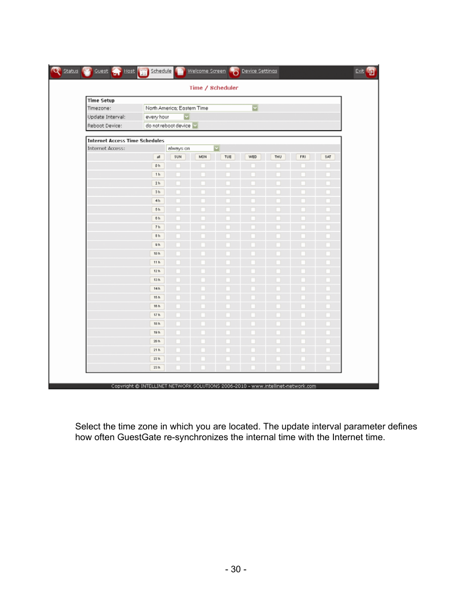 INTELLINET NETWORK 524827 GuestGate MK II User Manual User Manual | Page 30 / 44