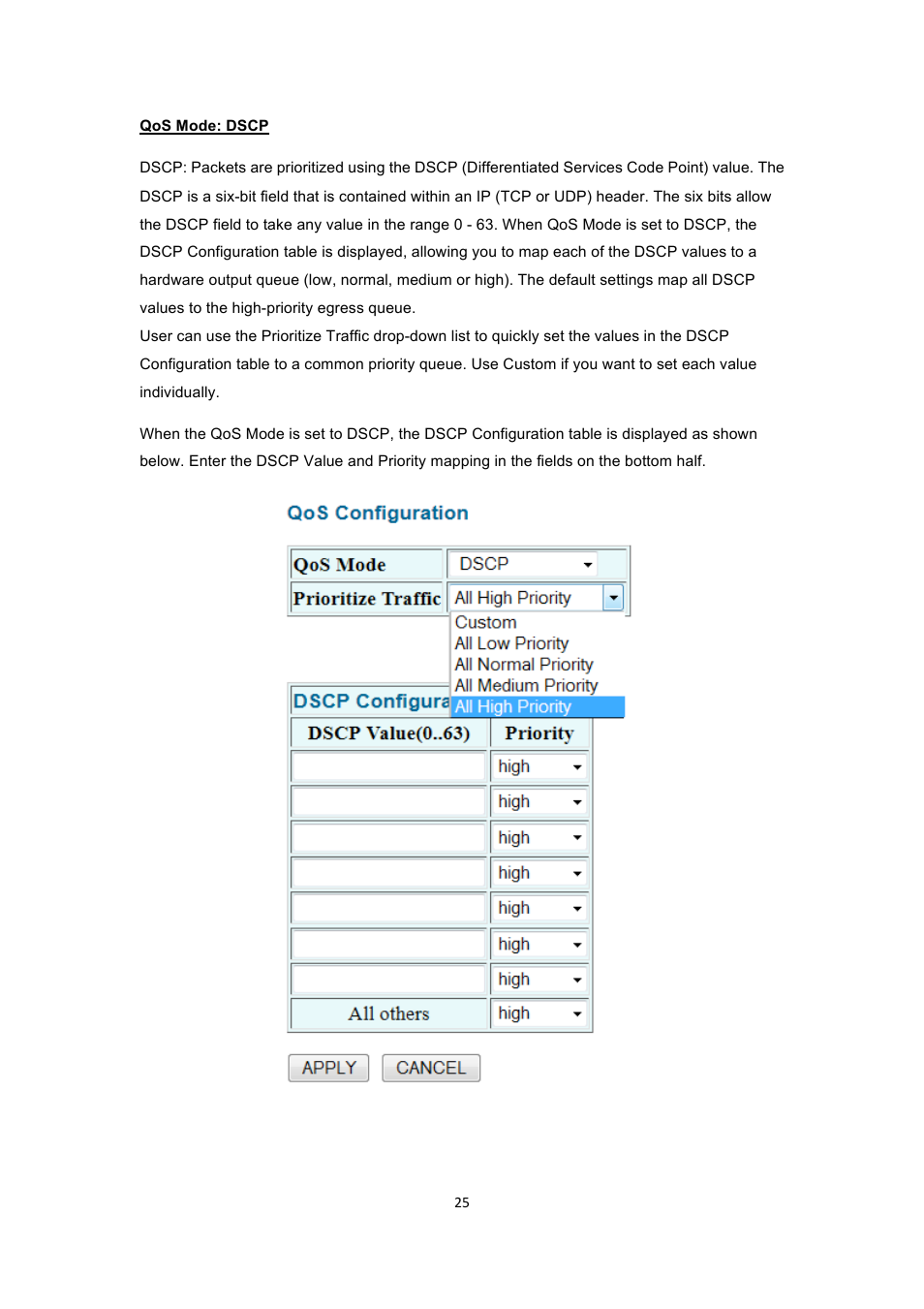 INTELLINET NETWORK 560900 24 Ports Gigabit + 4 Gigabit SFP PoE+ Web Management Ethernet Switch User Manual User Manual | Page 26 / 40