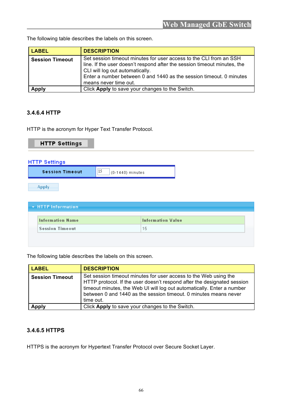 Web managed gbe switch | INTELLINET NETWORK 560801 24-Port Gigabit Managed Switch + 4 SFP Ports User Manual User Manual | Page 66 / 96