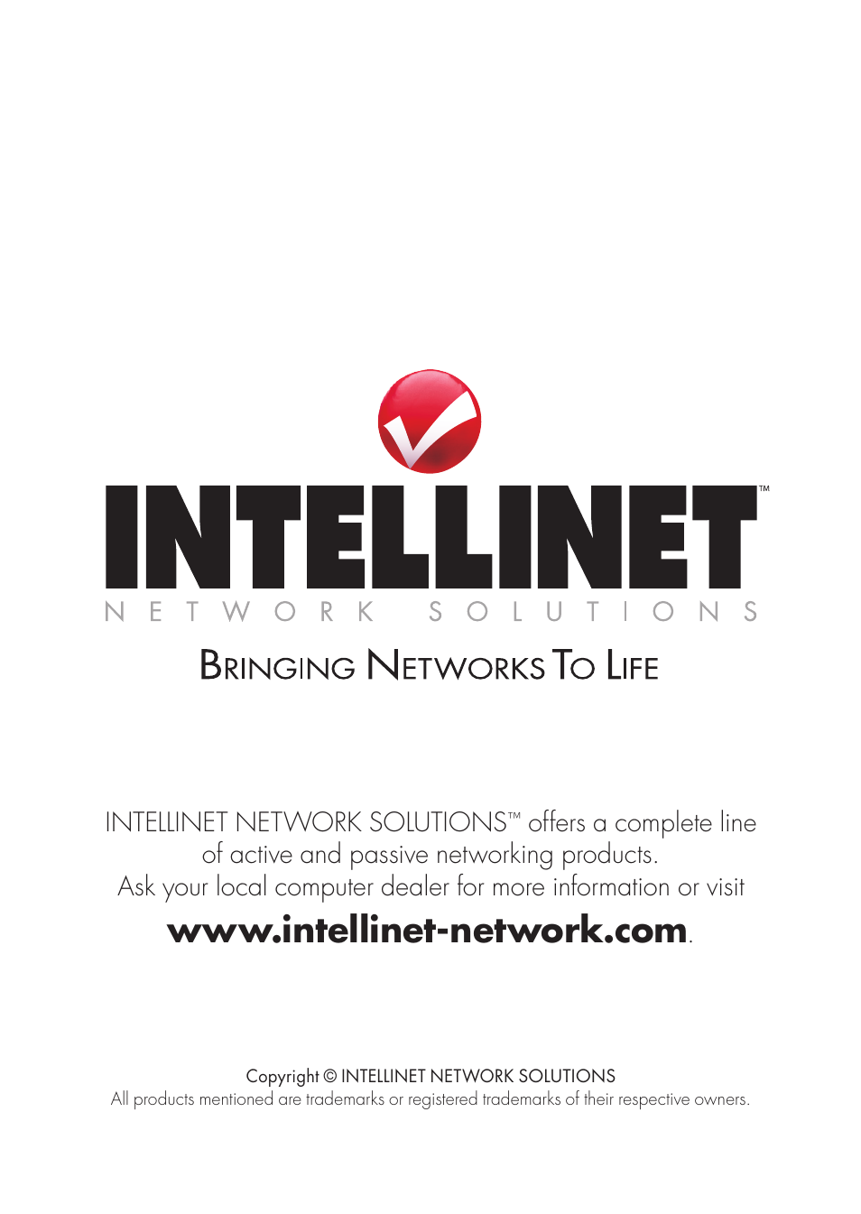 INTELLINET NETWORK 524148 24-Port Gigabit Ethernet Rackmount Switch User Manual User Manual | Page 8 / 8