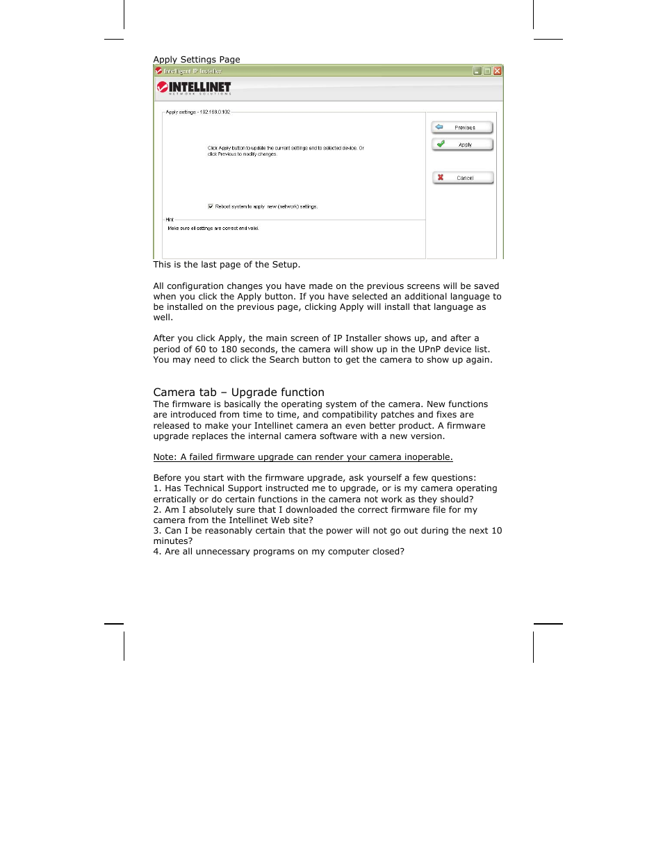 INTELLINET NETWORK ICC-130 User Manual User Manual | Page 24 / 78