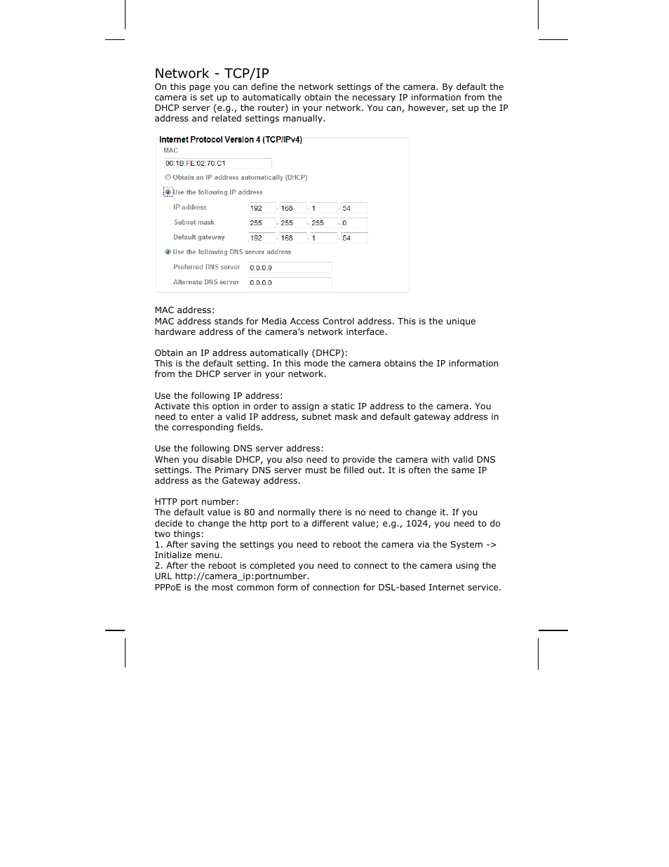 Network - tcp/ip | INTELLINET NETWORK ICC-130 User Manual User Manual | Page 38 / 78