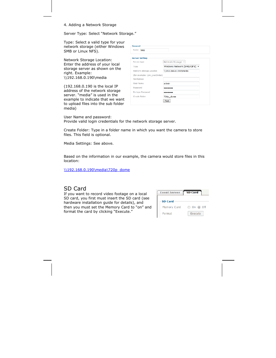 Sd card | INTELLINET NETWORK ICC-130 User Manual User Manual | Page 56 / 78