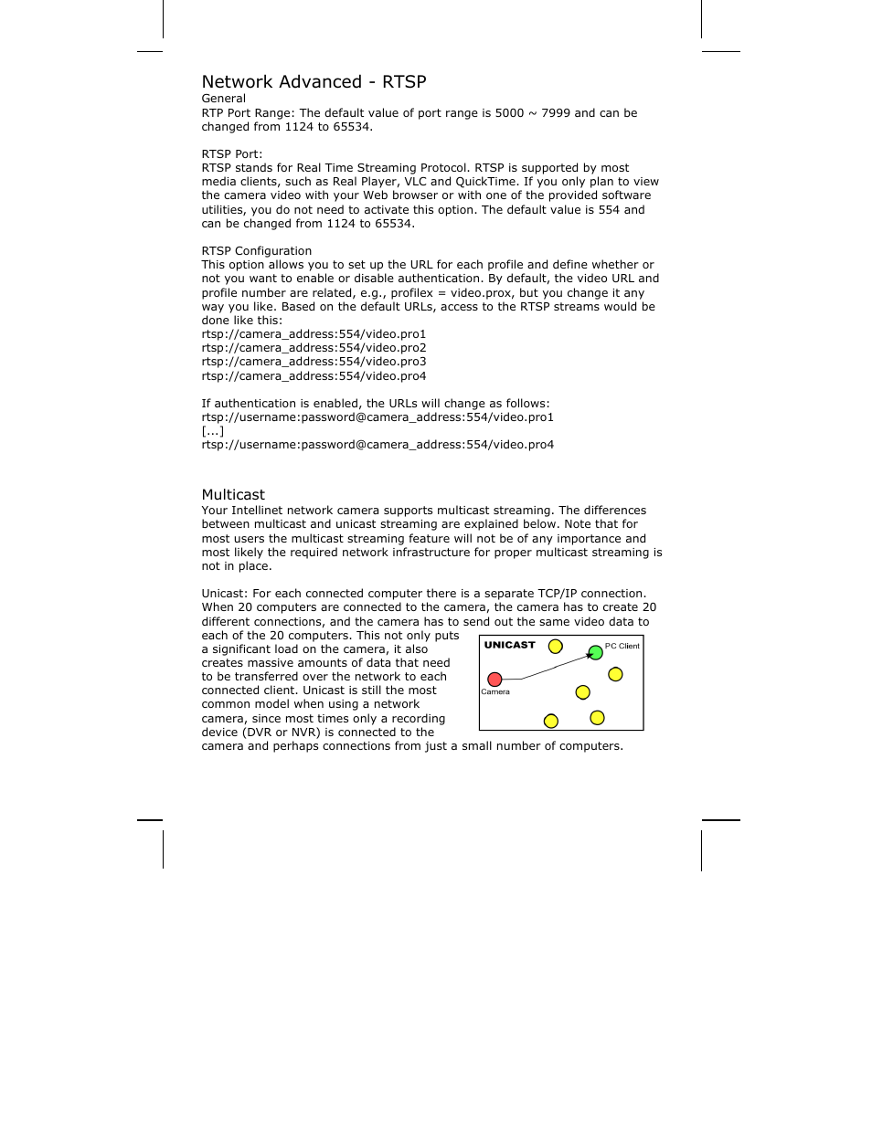 Network advanced - rtsp | INTELLINET NETWORK ICC-130 User Manual User Manual | Page 65 / 78