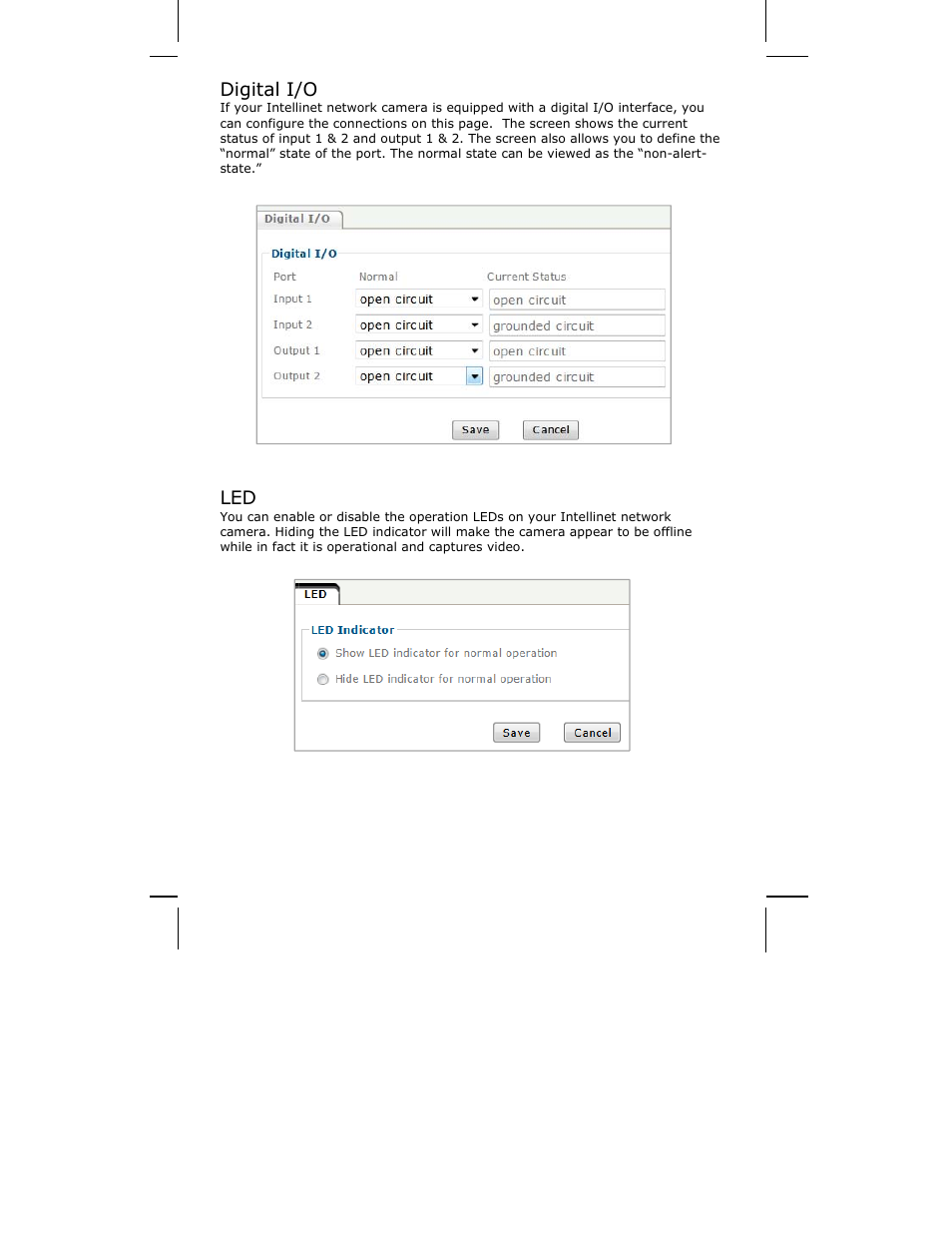 Digital i/o | INTELLINET NETWORK ICC-130 User Manual User Manual | Page 70 / 78