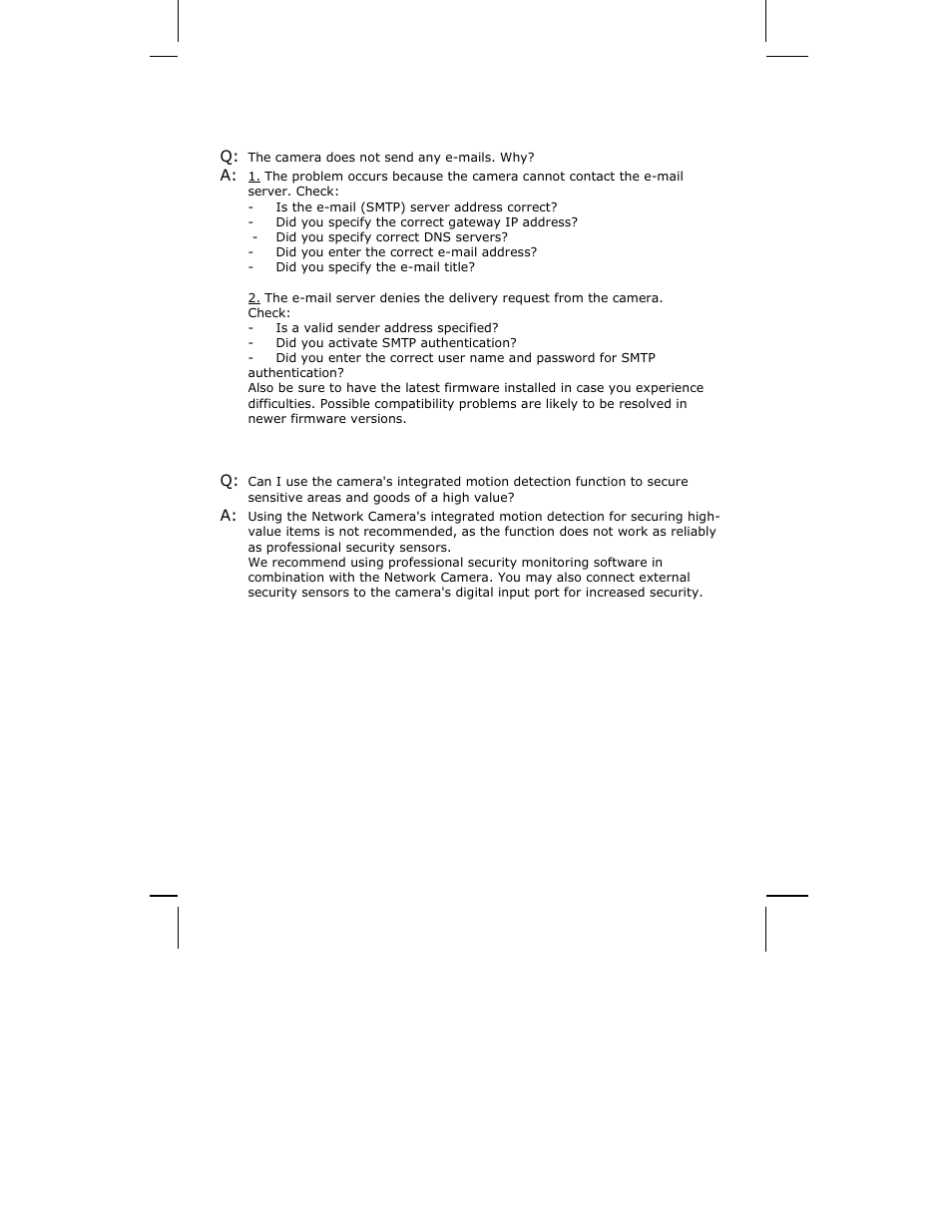3 camera related issues | INTELLINET NETWORK ICC-130 User Manual User Manual | Page 76 / 78
