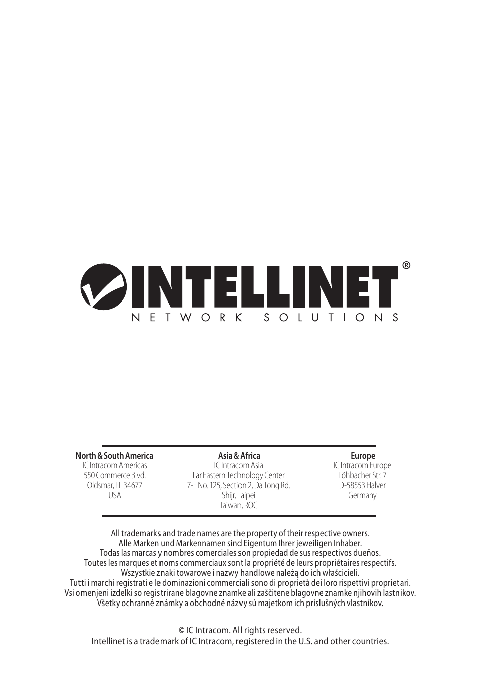 INTELLINET NETWORK 524735 Wireless 300N PoE Access Point Quick Install Guide User Manual | Page 12 / 12