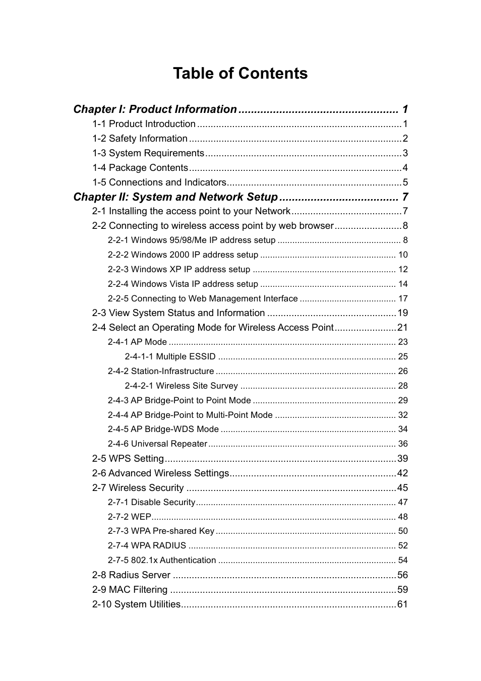 INTELLINET NETWORK 524735 Wireless 300N PoE Access Point User Manual User Manual | Page 5 / 80