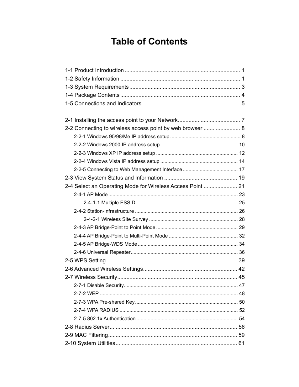 INTELLINET NETWORK 525251 300N High-Power PoE Access Point User Manual User Manual | Page 5 / 80