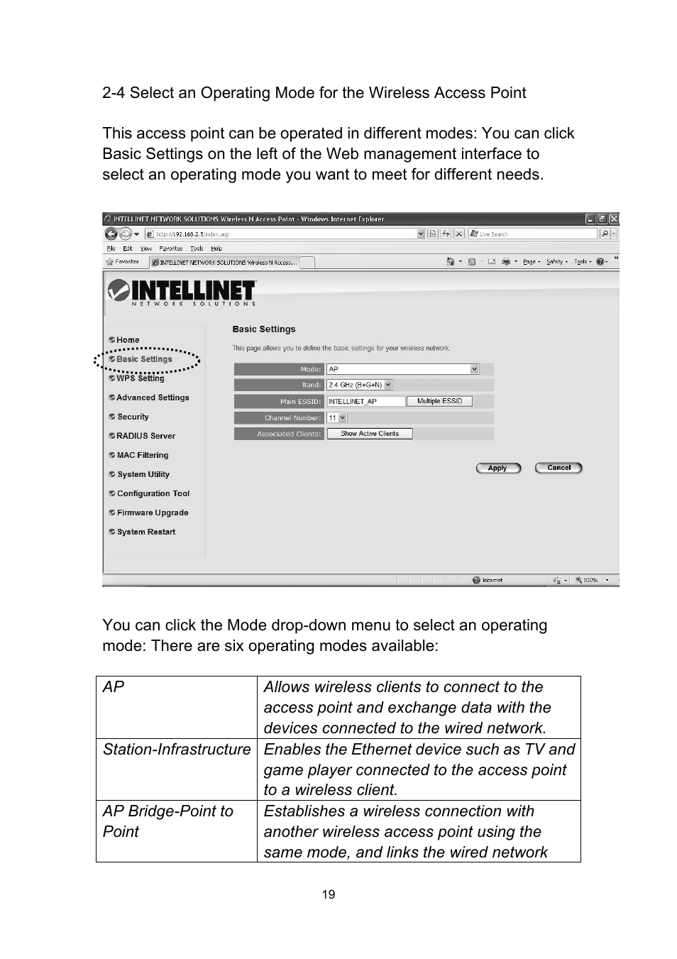 INTELLINET NETWORK 524711 Wireless 300N Outdoor PoE Access Point User Manual User Manual | Page 25 / 82