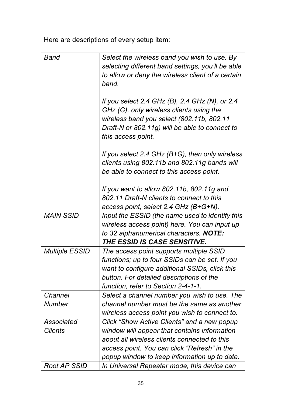 INTELLINET NETWORK 524711 Wireless 300N Outdoor PoE Access Point User Manual User Manual | Page 41 / 82