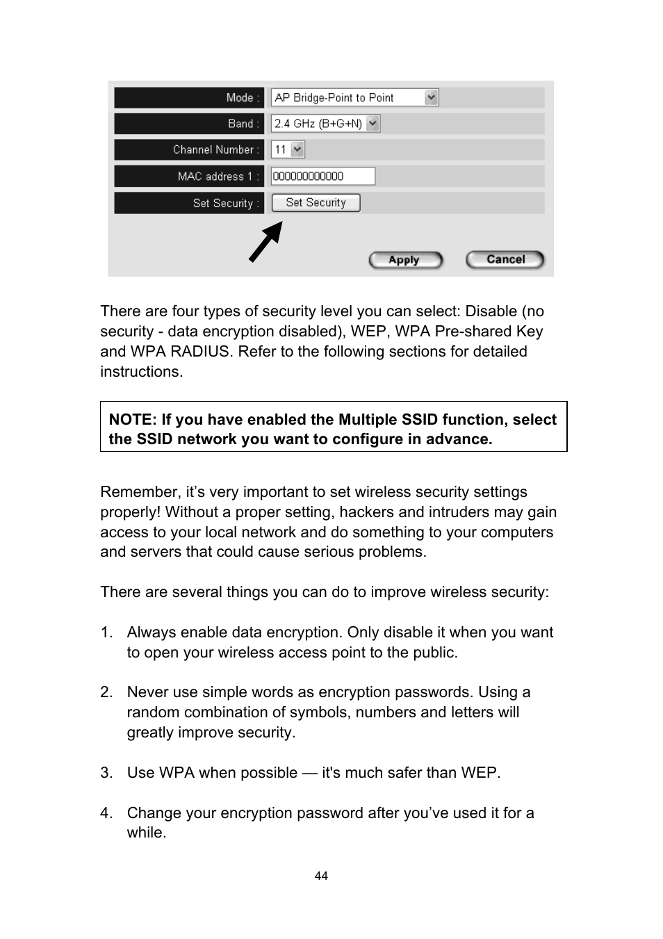 INTELLINET NETWORK 524711 Wireless 300N Outdoor PoE Access Point User Manual User Manual | Page 50 / 82