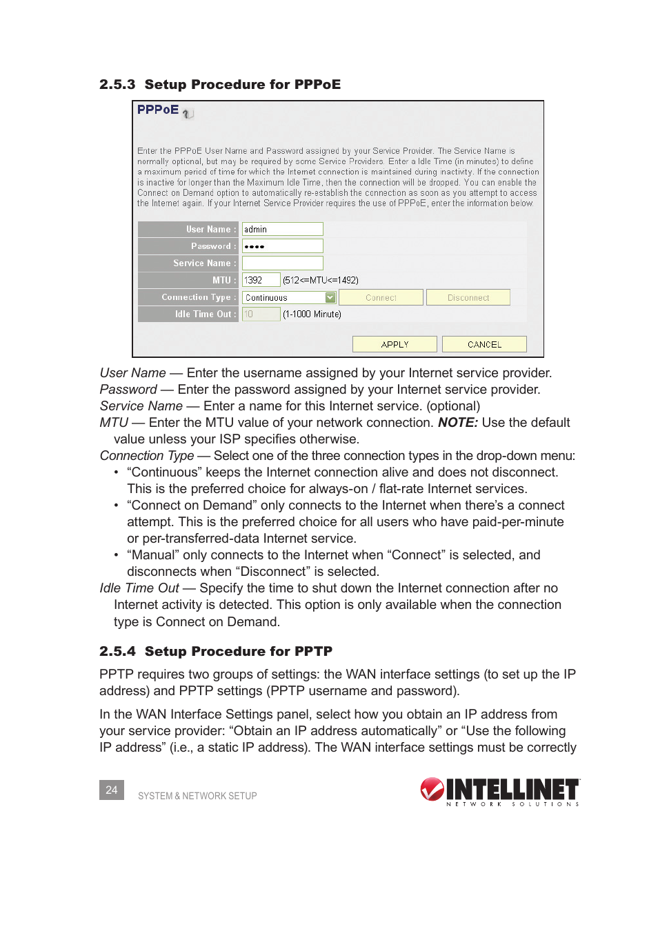 INTELLINET NETWORK 525268 User Manual User Manual | Page 24 / 75
