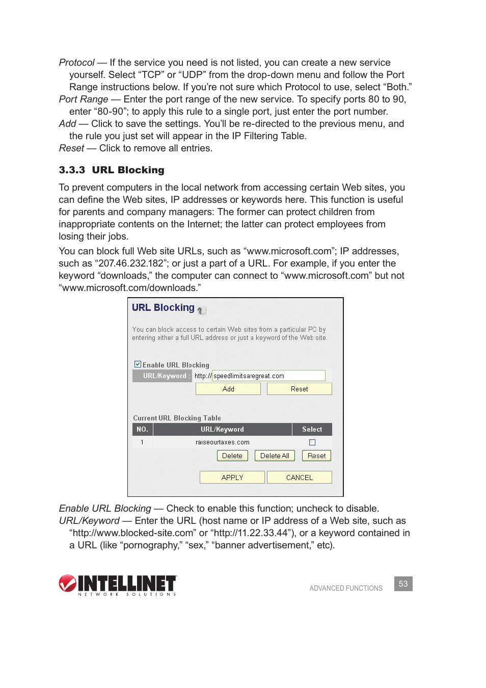 INTELLINET NETWORK 525268 User Manual User Manual | Page 53 / 75