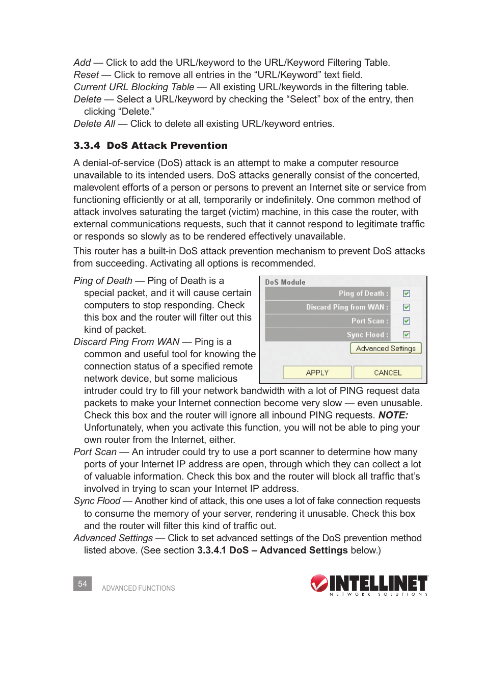 INTELLINET NETWORK 525268 User Manual User Manual | Page 54 / 75