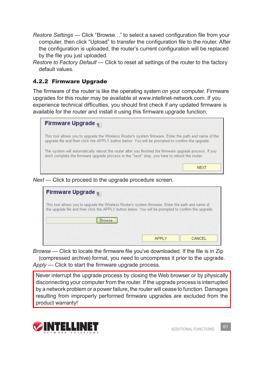 INTELLINET NETWORK 525268 User Manual User Manual | Page 61 / 75