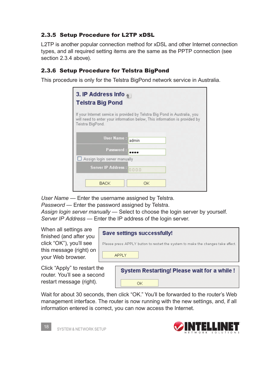 INTELLINET NETWORK 524988 User Manual User Manual | Page 18 / 72