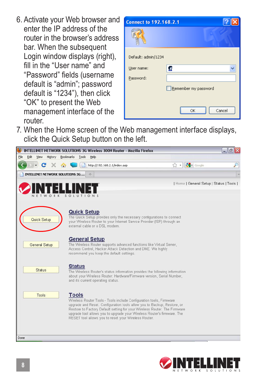 INTELLINET NETWORK 524681 Quick Install Guide User Manual | Page 8 / 16