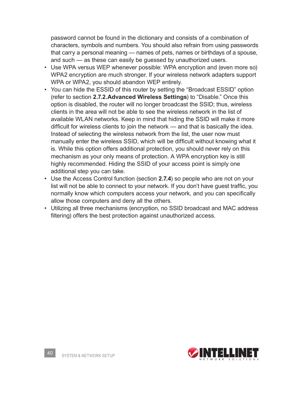 INTELLINET NETWORK 524445 User Manual User Manual | Page 40 / 70