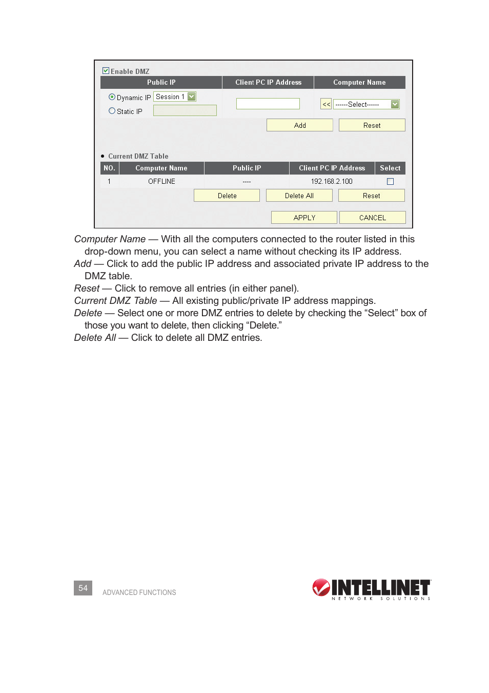 INTELLINET NETWORK 524445 User Manual User Manual | Page 54 / 70