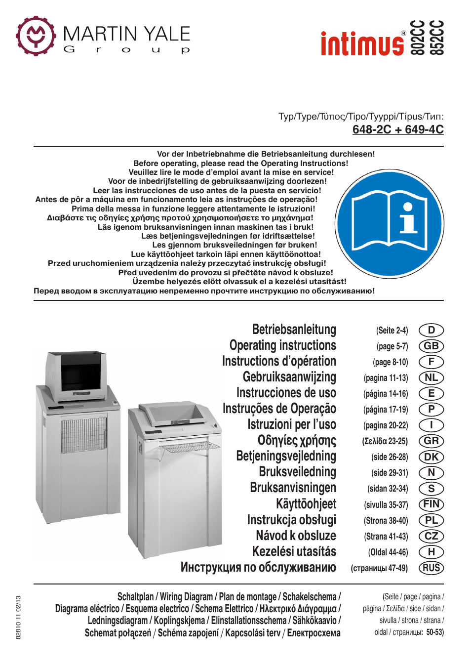 intimus 802 CC User Manual | 56 pages