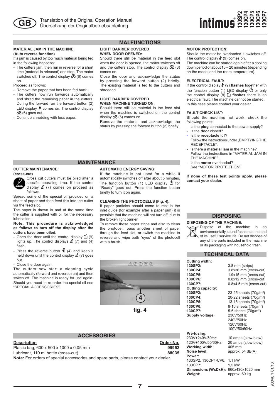 Fig. 4 | intimus 130 CP7 User Manual | Page 7 / 56