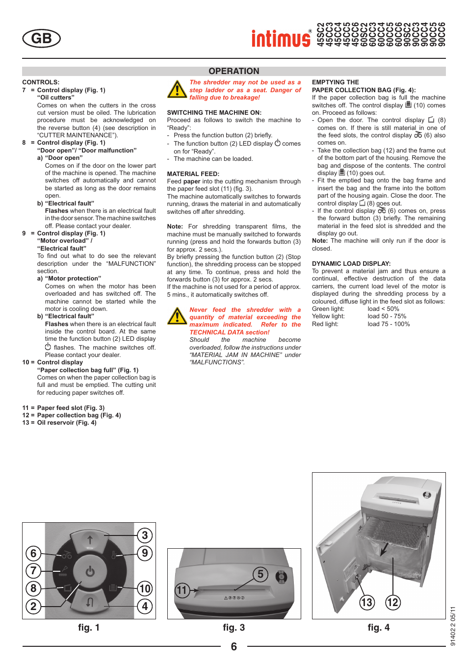 FIg. 1 ﬁg. 3 ﬁg. 4 | intimus 90 CC5 User Manual | Page 6 / 20