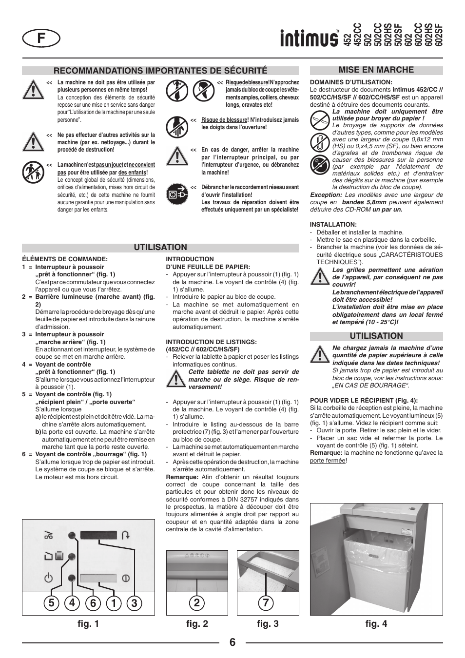 FIg. 2 ﬁg. 3 ﬁg. 4, FIg. 1 | intimus Modelis 684 User Manual | Page 6 / 48
