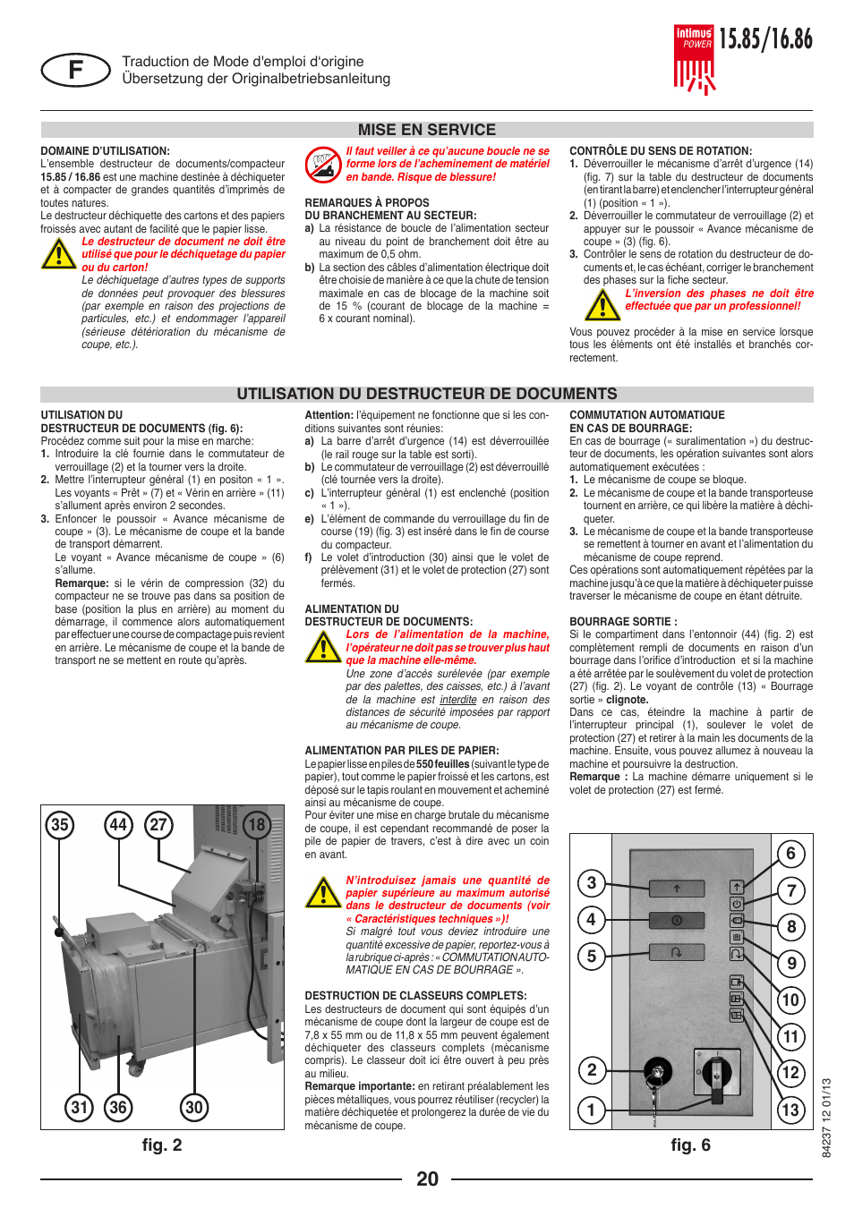 Fig. 2 fig. 6 | intimus POWER 16.86 User Manual | Page 20 / 68